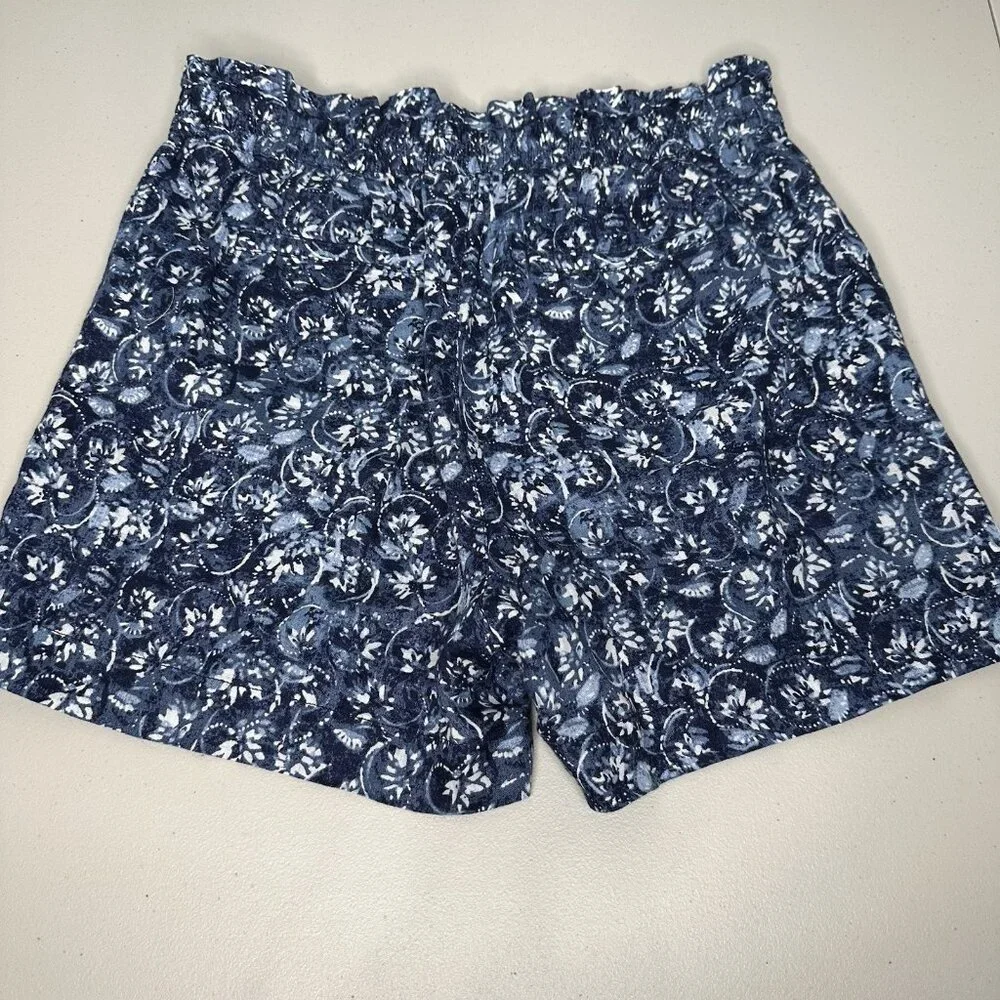 Ralph Lauren‎ Linen Shorts Blue Paperbag Size 12